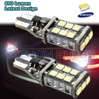 2x T15 W16W 921 LED CANBUS Extreme 3535 Samsung Light Bulbs White REVE..